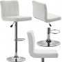 Krzesło Barowe  Kosmetyczne Fryzjerske Fotel Z Oparciem White Outlet